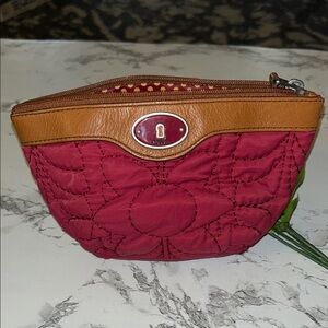 Fossil floral Quilted small Bag